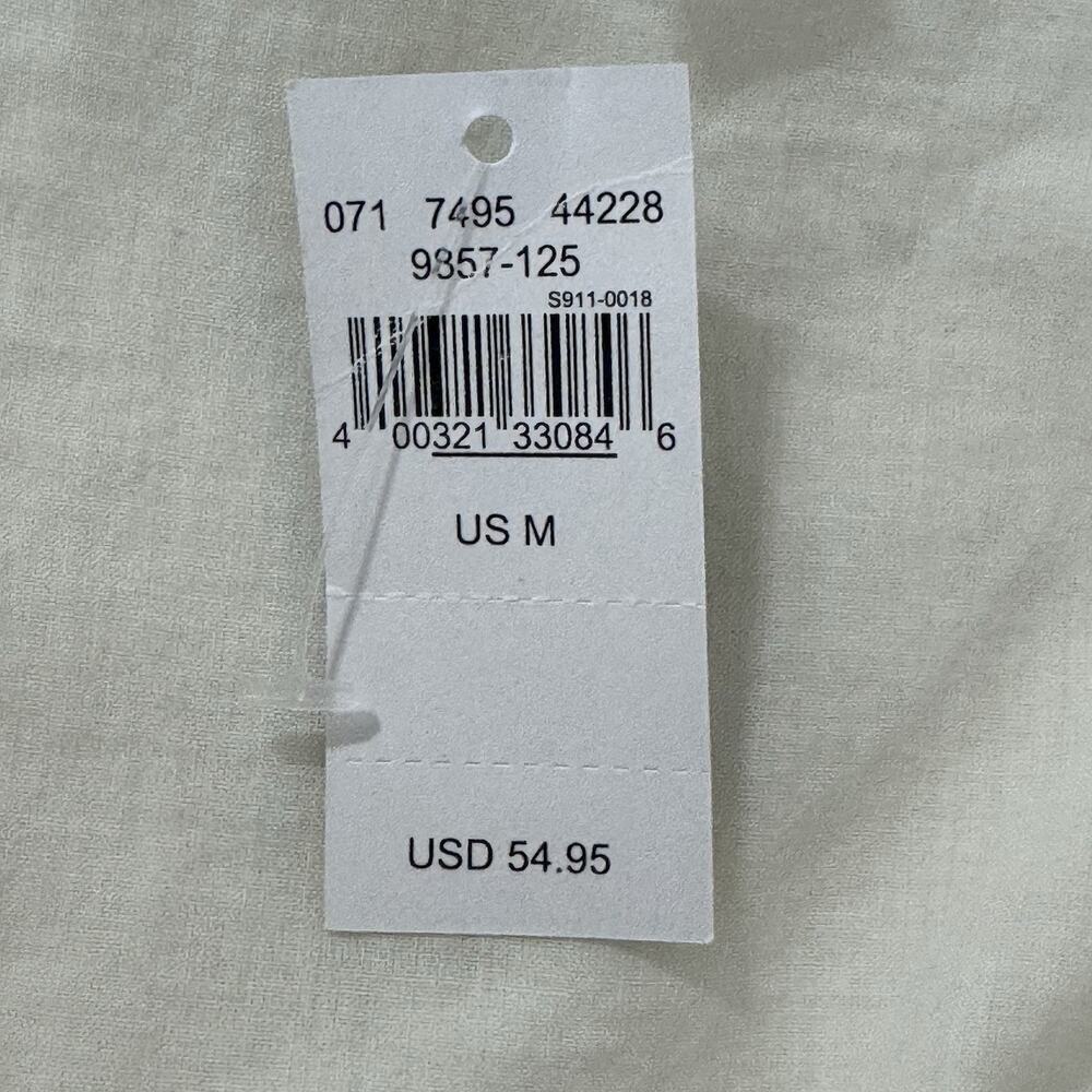 NWT Aerie Eyelet Shift Mini Sundress Size M White Lined Adjustable Straps Ruffle - Picture 12 of 14